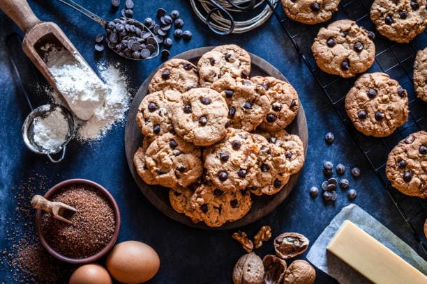 Cookie de chocolate en freidora de aire