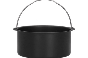 Cake Barrel Universal Negro Accesorios para Freidoras de Aire