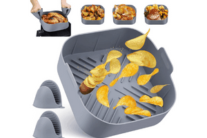 Molde Olla de Silicona para Freidora de Aire